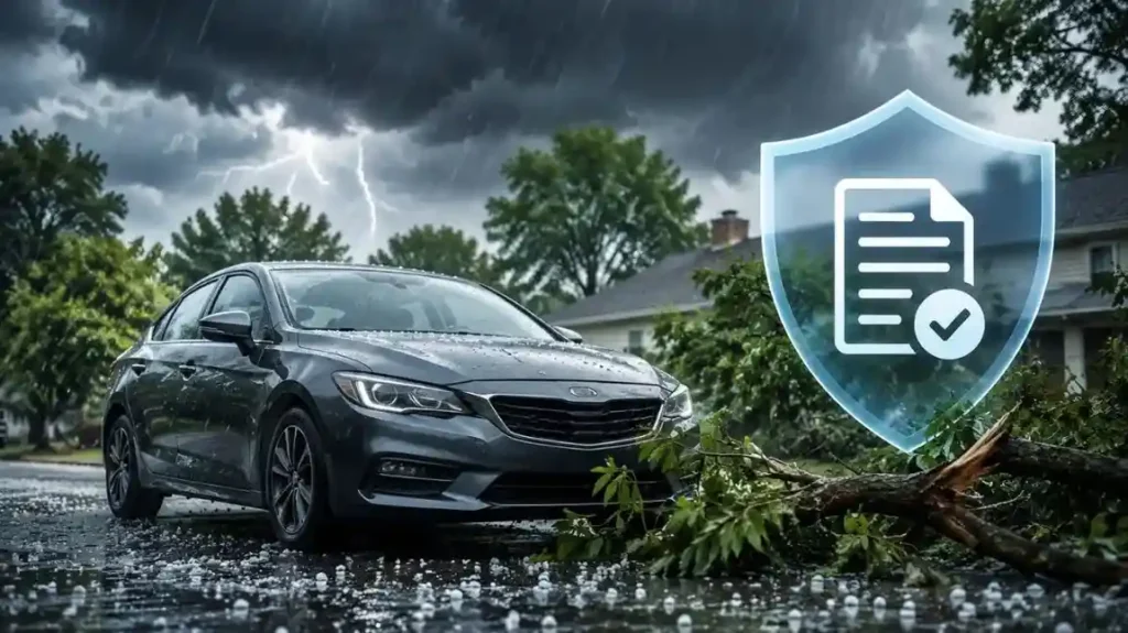 Does car insurance cover acts of God including storm and natural disaster damage