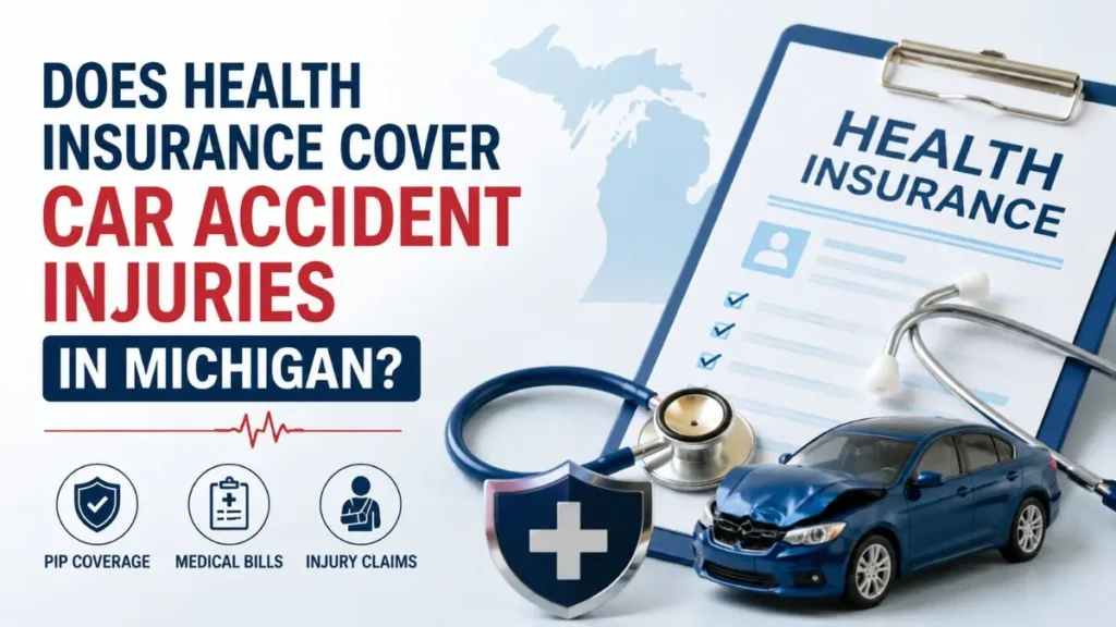 Does health insurance cover car accident injuries in Michigan? Learn how PIP and health insurance work together to cover medical expenses after a car accident.