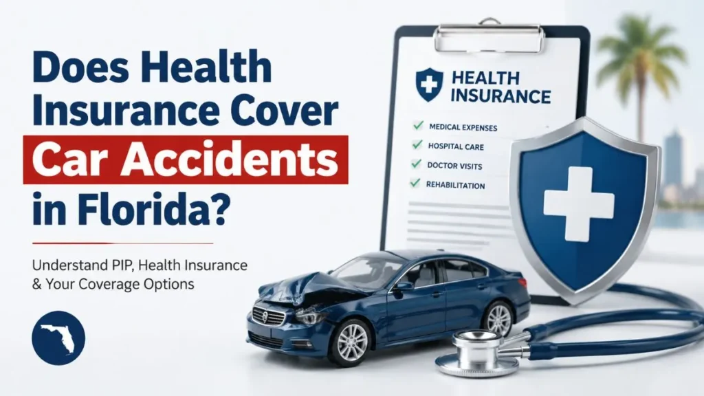 Does health insurance cover car accidents in Florida with PIP and medical coverage information