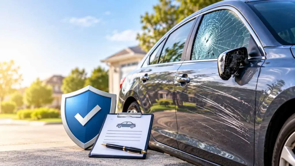 Does car insurance cover criminal damage to a vandalized vehicle