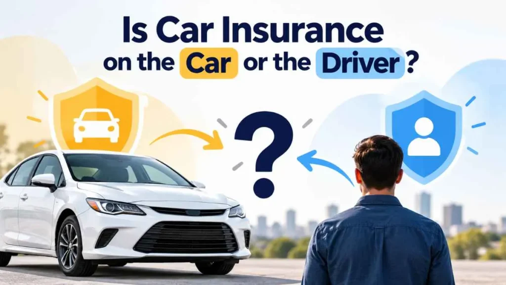 Is car insurance on the car or the driver explained with a car and driver insurance comparison